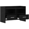 TV staliukas Televizoriaus spintelė 71,5 x 33 x 47 cm Juodojo ąžuolo