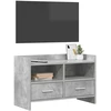 TV staliukas Televizoriaus spintelė 71,5 x 33 x 47 cm Betono pilka
