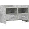TV staliukas Televizoriaus spintelė 71,5 x 33 x 47 cm Betono pilka