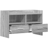 TV staliukas Televizoriaus spintelė 71,5 x 33 x 47 cm Pilka Sonoma