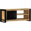TV staliukas televizoriaus spintelė 80x30x35 cm Masyvus Rough Wood Mango
