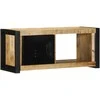 TV staliukas televizoriaus spintelė 80x30x35 cm Masyvus Rough Wood Mango