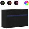 TV staliukas Televizoriaus spintelė 91 x 34 x 61 cm Juodojo ąžuolo