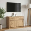 TV staliukas Televizoriaus spintelė 91 x 34 x 61 cm Artisano ąžuolo