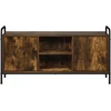 TV staliukas Televizoriaus spintelė 99 x 33 x 50 cm Dūminio ąžuolo