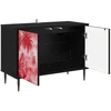 TV staliukas Televizoriaus spintelė AACHEN 69 x 33 x 50,5 cm Juodojo ąžuolo