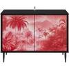 TV staliukas Televizoriaus spintelė AACHEN 69 x 33 x 50,5 cm Juodojo ąžuolo
