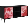 TV staliukas Televizoriaus spintelė AACHEN 102 x 33 x 51 cm Juodojo ąžuolo