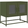 TV staliukas televizoriaus spintelė alyvuogių žalia 68x39x60,5 cm