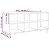 TV staliukas Televizoriaus spintelė 103,5 x 30 x 50 cm Amatininkų ąžuolas