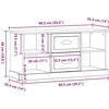 TV staliukas Televizoriaus spintelė 99,5 x 35,5 x 48 cm Amatininkų ąžuolas