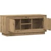 TV staliukas Televizoriaus spintelė Amatininkų ąžuolas 102 x 35 x 45 cm