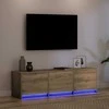 TV staliukas Televizoriaus spintelė Amatininkų ąžuolas 140 x 34 x 40 cm