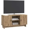 TV staliukas Televizoriaus spintelė 102 x 34,5 x 50 cm Artisano ąžuolo