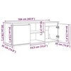 TV staliukas Televizoriaus spintelė 104 x 35 x 50 cm Amatininkų ąžuolas