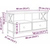 TV staliukas Televizoriaus spintelė 90 x 33 x 45 cm Amatininkų ąžuolas