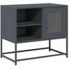 TV staliukas Televizoriaus spintelė, antracito, 68x39x60,5cm, plienas