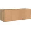 TV staliukas TV spintelių komplektas Ruda 72 x 35 x 37 cm Apdirbta mediena