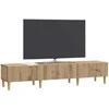 TV staliukas Televizoriaus spintelė Artisano ąžuolo 147 x 34,5 x 30 cm