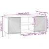 TV staliukas Televizoriaus spintelė 102 x 34,5 x 50 cm Artisano ąžuolo