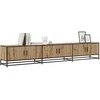 TV staliukas TV vienetai 2 pcs Amatininkų ąžuolas 240 x 35 x 41 cm