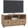 TV staliukas Televizoriaus spintelė 102 x 34,5 x 50 cm Artisano ąžuolo