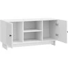 TV staliukas Televizoriaus spintelė 102 x 34,5 x 50 cm Itin blizgi balta
