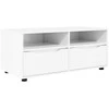 TV staliukas Televizoriaus spintelė 100 x 48 x 43 cm Aukštai blizganti balta