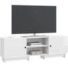 TV staliukas Televizoriaus spintelė Aukšto Blizgesio Baltas 150 x 31 x 50 cm