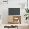 TV staliukas Televizoriaus spintelė, ąžuolo, 80x40x50cm, apdirbta mediena