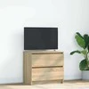 TV staliukas Televizoriaus spintelė, ąžuolo, 60x35x54 cm, apdirbta mediena