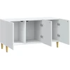 TV staliukas Televizoriaus spintelė Balta 99 x 34,5 x 50 cm Apdirbta mediena