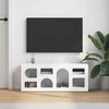 TV staliukas Televizoriaus spintelė ELST 100 x 35 x 40 cm Balta