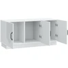 TV staliukas Televizoriaus spintelė Balta 99 x 34,5 x 47 cm Apdirbta mediena
