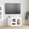 TV staliukas Televizoriaus spintelė Balta 60 x 35 x 40 cm Apdirbta mediena