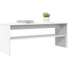 TV staliukas Televizoriaus spintelė 100 x 30 x 40 cm Balta Apdirbta mediena