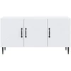 TV staliukas Televizoriaus spintelė Balta 99 x 34,5 x 50 cm Apdirbta mediena