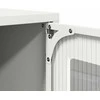 TV staliukas Televizoriaus spintelė, balta, 100,5x39x60,5cm, plienas