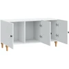 TV staliukas Televizoriaus spintelė Balta 99 x 34,5 x 50 cm Apdirbta mediena