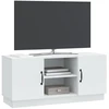 TV staliukas Televizoriaus spintelė Balta 102 x 34,5 x 47 cm