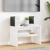 TV staliukas Televizoriaus spintelė Balta 60 x 30 x 40 cm Apdirbta mediena