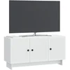 TV staliukas Televizoriaus spintelė Balta 99 x 34,5 x 50 cm Apdirbta mediena