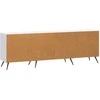 TV staliukas Televizoriaus spintelė Balta 150 x 31 x 50 cm Apdirbta mediena