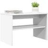 TV staliukas Televizoriaus spintelė 60 x 35 x 40 cm Balta Apdirbta mediena