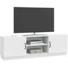 TV staliukas Televizoriaus spintelė Balta 150 x 31 x 47 cm Apdirbta mediena
