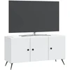TV staliukas Televizoriaus spintelė Balta 99 x 34,5 x 50 cm Apdirbta mediena