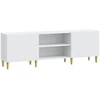 TV staliukas Televizoriaus spintelė Balta 150 x 31 x 50 cm Apdirbta mediena