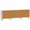 TV staliukas Televizoriaus spintelė Balta 150 x 31 x 50 cm Apdirbta mediena