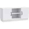 TV staliukas Televizoriaus spintelė Balta 102 x 34,5 x 47 cm