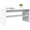 TV staliukas Televizoriaus spintelė 80 x 35 x 40 cm Balta Apdirbta mediena
